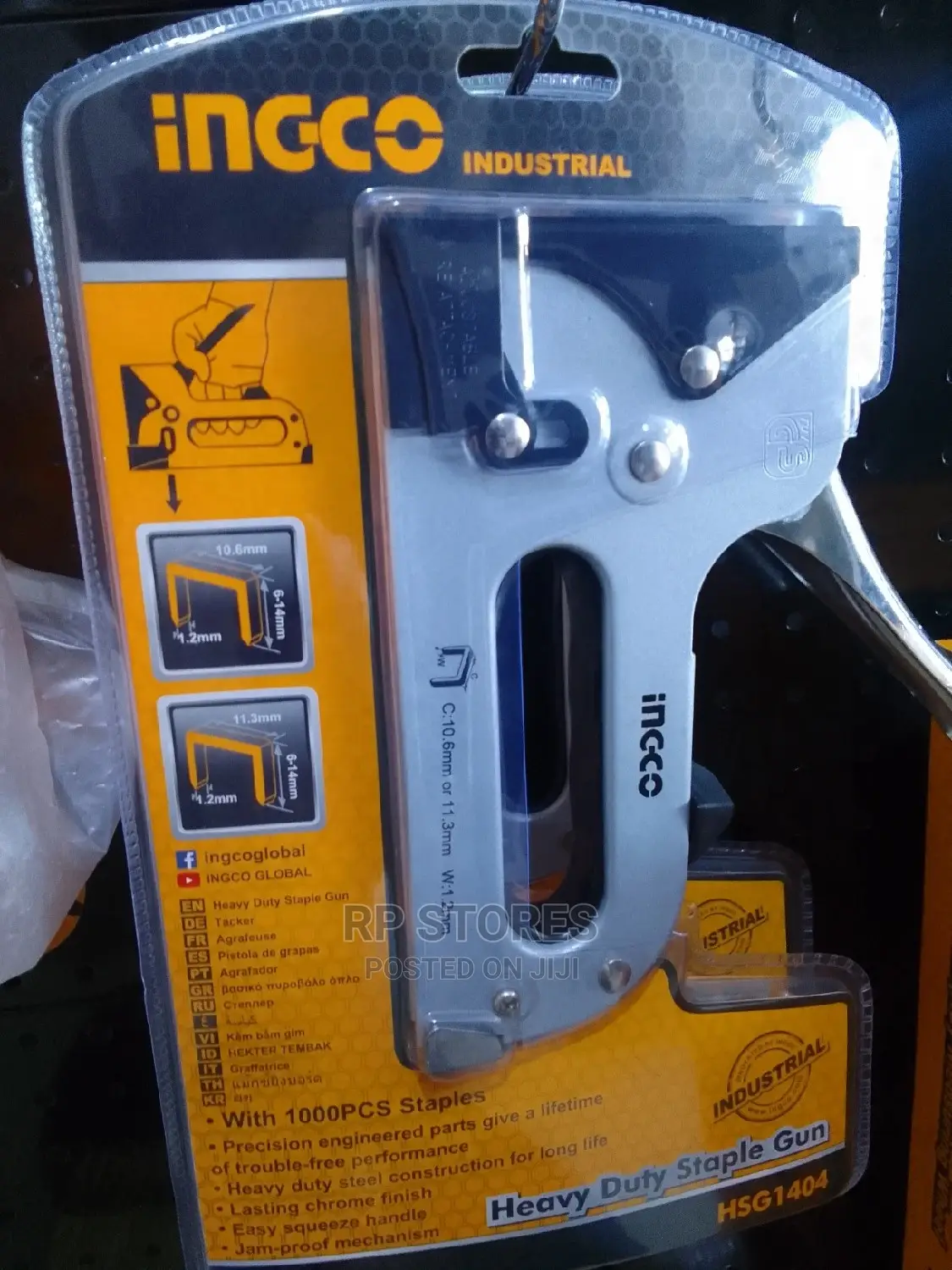 Ingco Heavy Duty Staple Gun