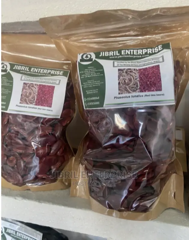 Red Lima Beans (Phaseolus Lunatus)