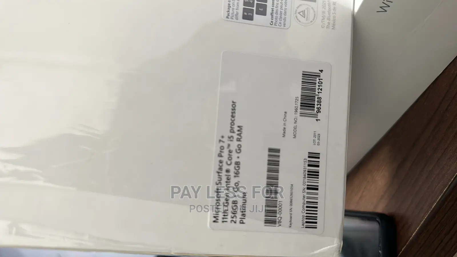 New Laptop Microsoft Surface Pro 7+ 16GB Intel Core I5 SSD 256GB