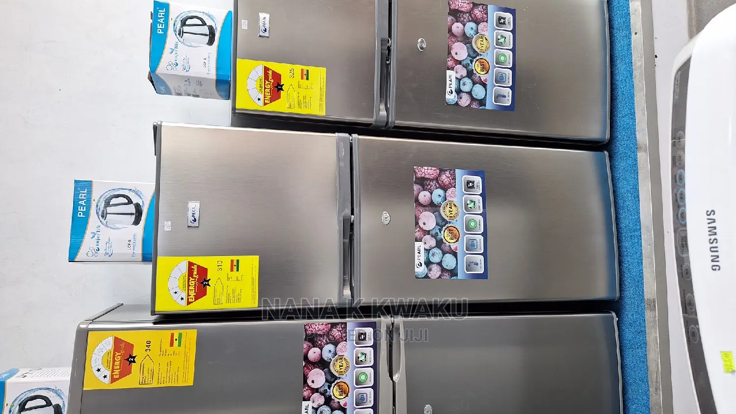*Top Freezer Pearl Pf20_double Door Fridge