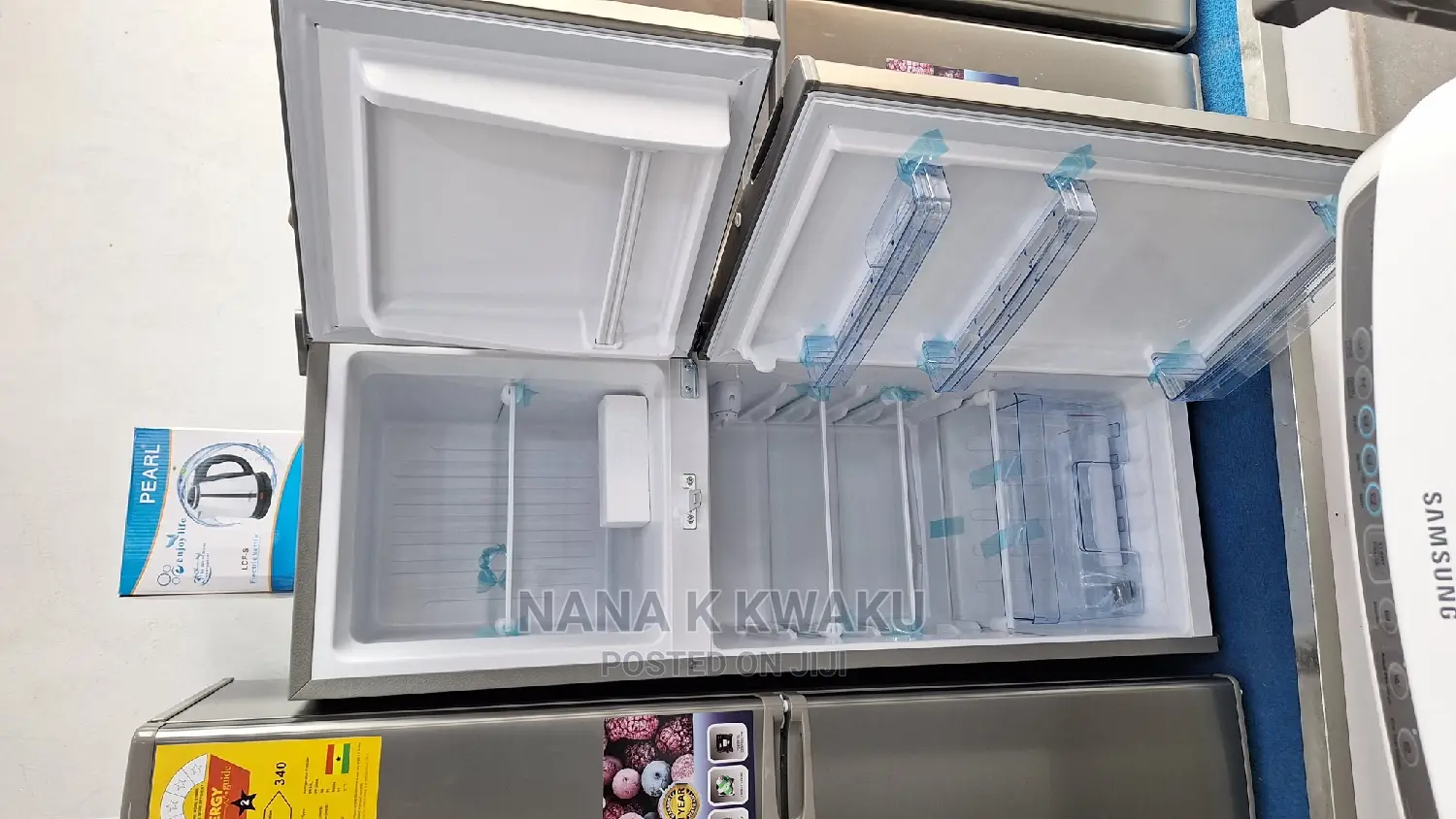 *Top Freezer Pearl Pf20_double Door Fridge