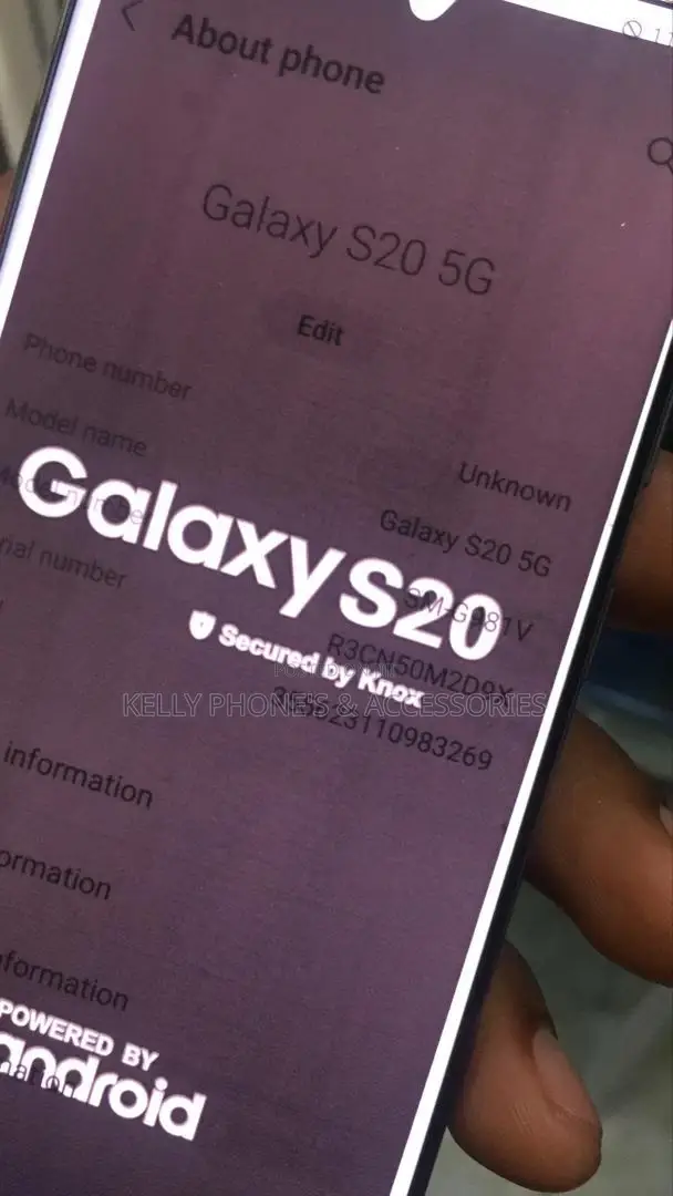 Samsung Galaxy S20 128 GB Black