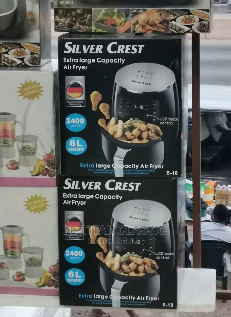Silver Crest Air Fryer Extra Large Healthy - 2400W - 6L