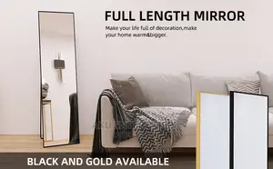 Full-Length Vanity Mirror, Hanging and Standing