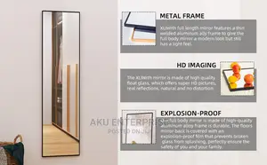 Full-Length Vanity Mirror, Hanging and Standing