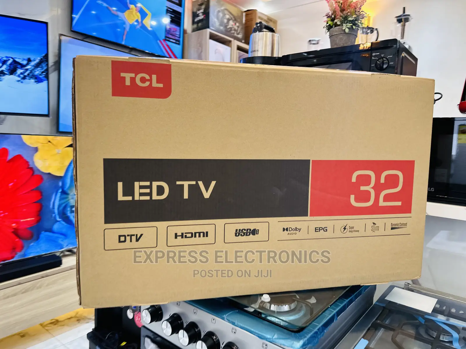 Ultra Modern Sleek TCL FHD Satellite Digital 32D3200 No