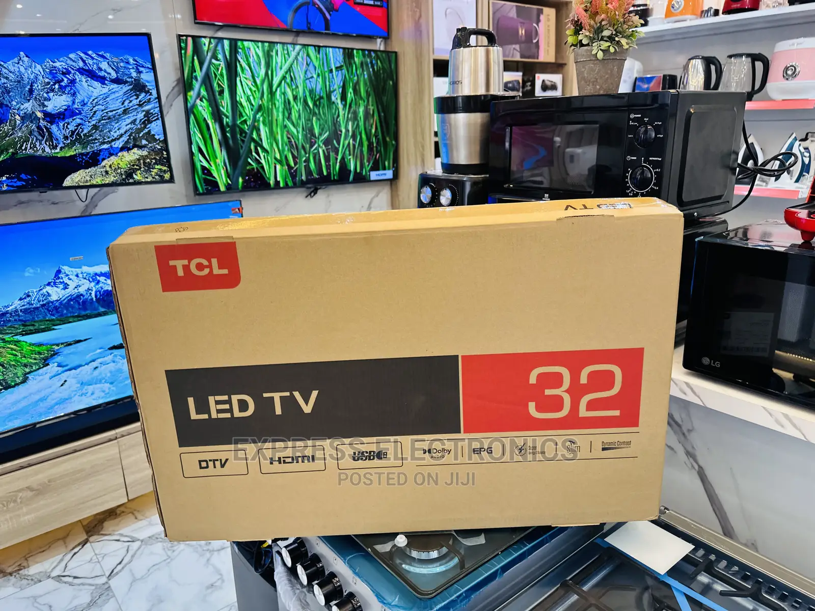 Newly Stock TCL 32”D32000 FHD Satellite Digital