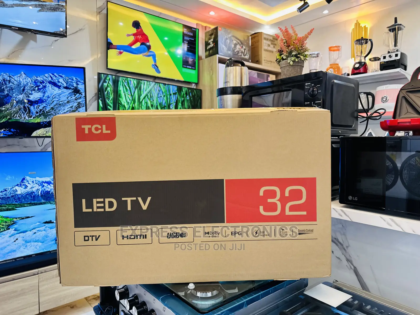 Newly Stock TCL 32”D32000 FHD Satellite Digital