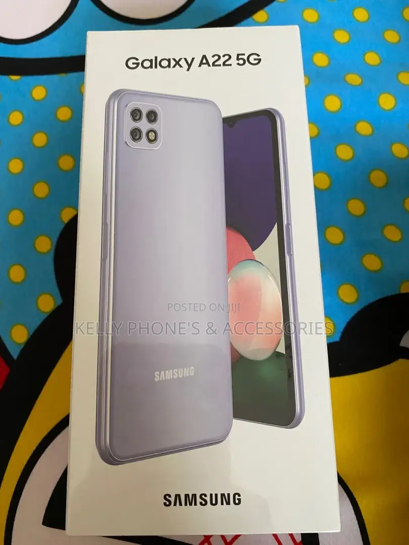 New Samsung Galaxy A22 64 GB Purple