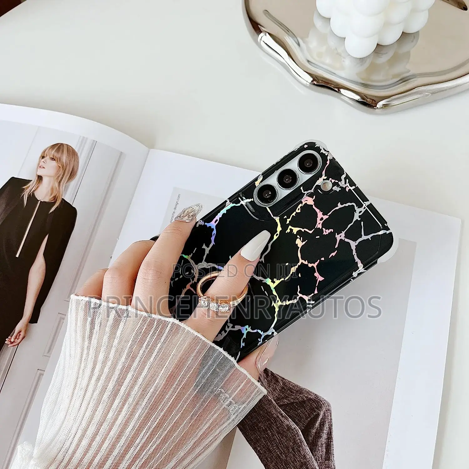 Jmltech S21 FE Case for S21 FE Case With Ring Holder