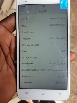 Vivo U10 64 GB Silver