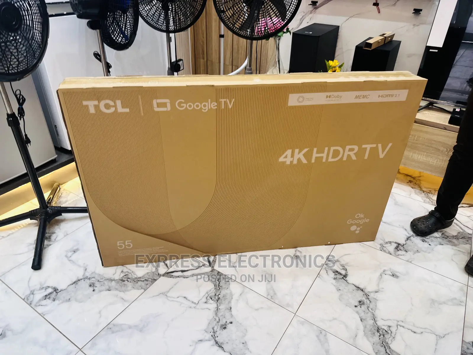 Latest Version TCL 55”P735 QUHD Smart Android Tv