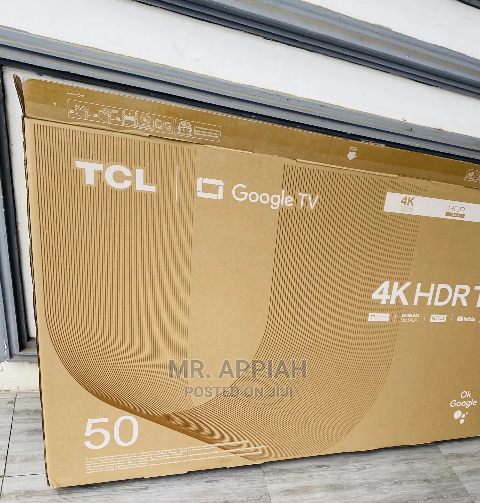 Low Energy Consumption TCL🤪 50p636 50” Android Smart LED Tv.