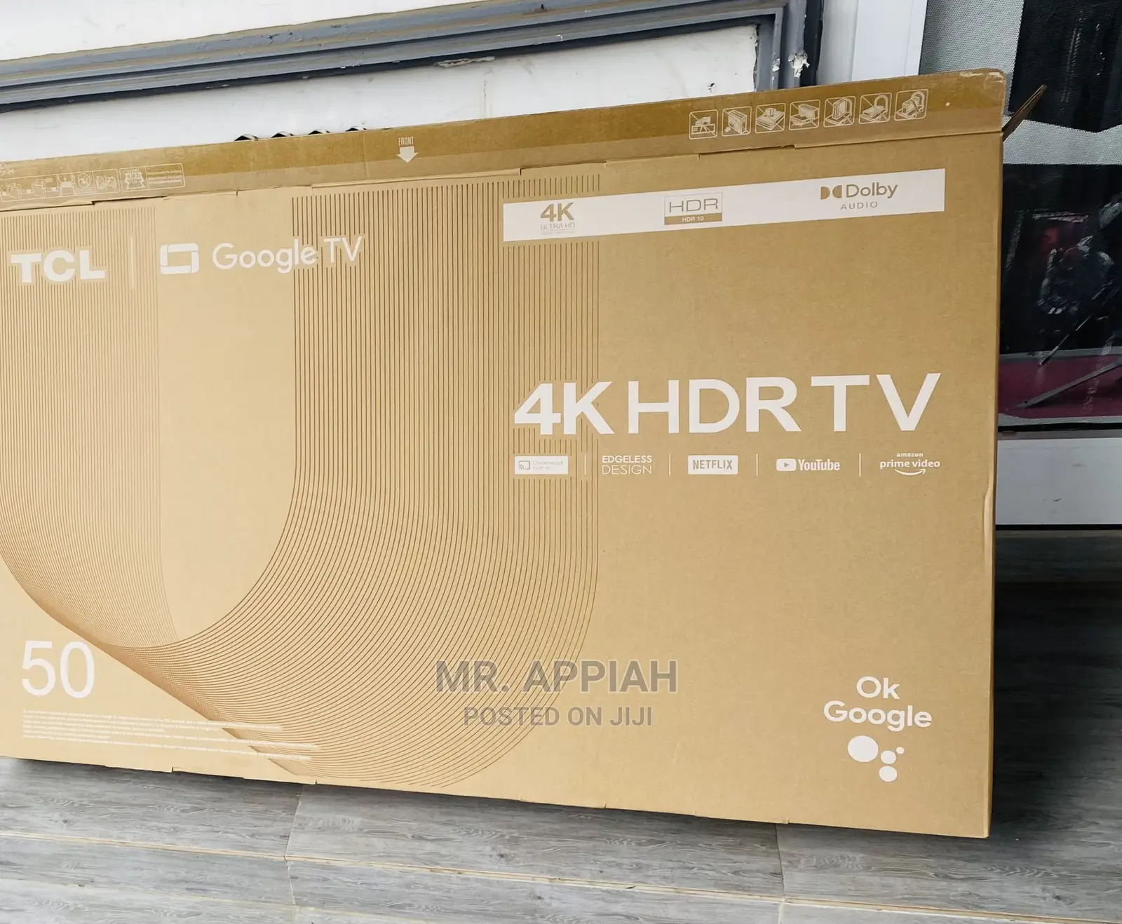 Extra Quality(50p636)50” TCL Uhd Google Smart Tv 