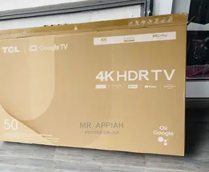 Extra Quality(50p636)50” TCL Uhd Google Smart Tv 
