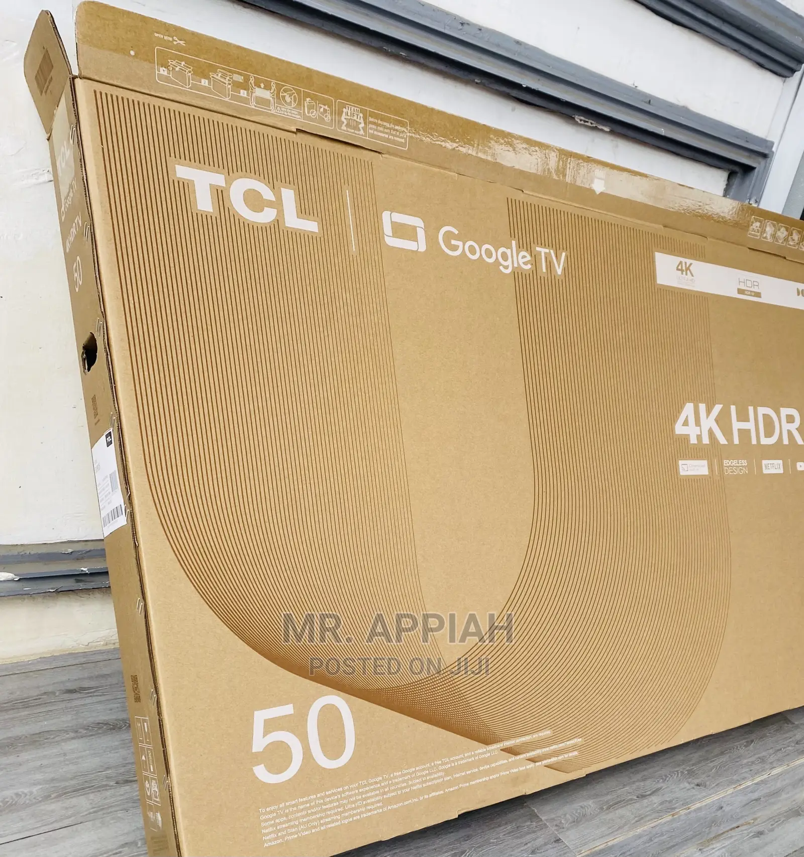 High Efficiency TCL 50”50p636 Google Tv UHD Android Tv 
