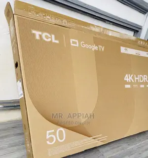 High Efficiency TCL 50”50p636 Google Tv UHD Android Tv 