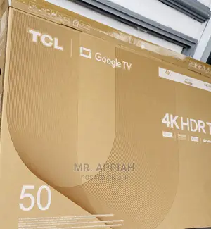Unique TCL 50” Google Tv UHD HDR Android Smart Tv 50p636