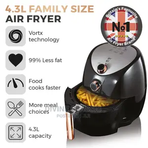 4.3lit Tower Vortx Air Fryer