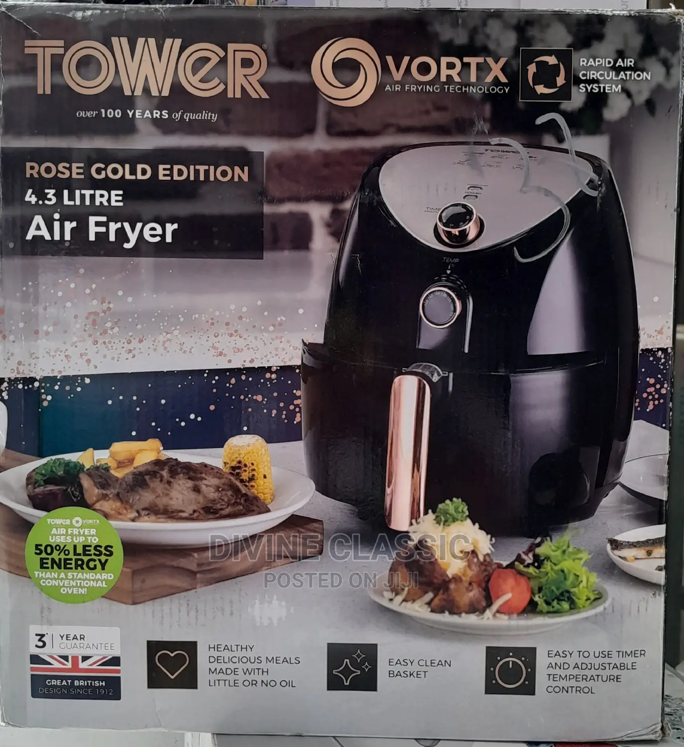 4.3lit Tower Vortx Air Fryer