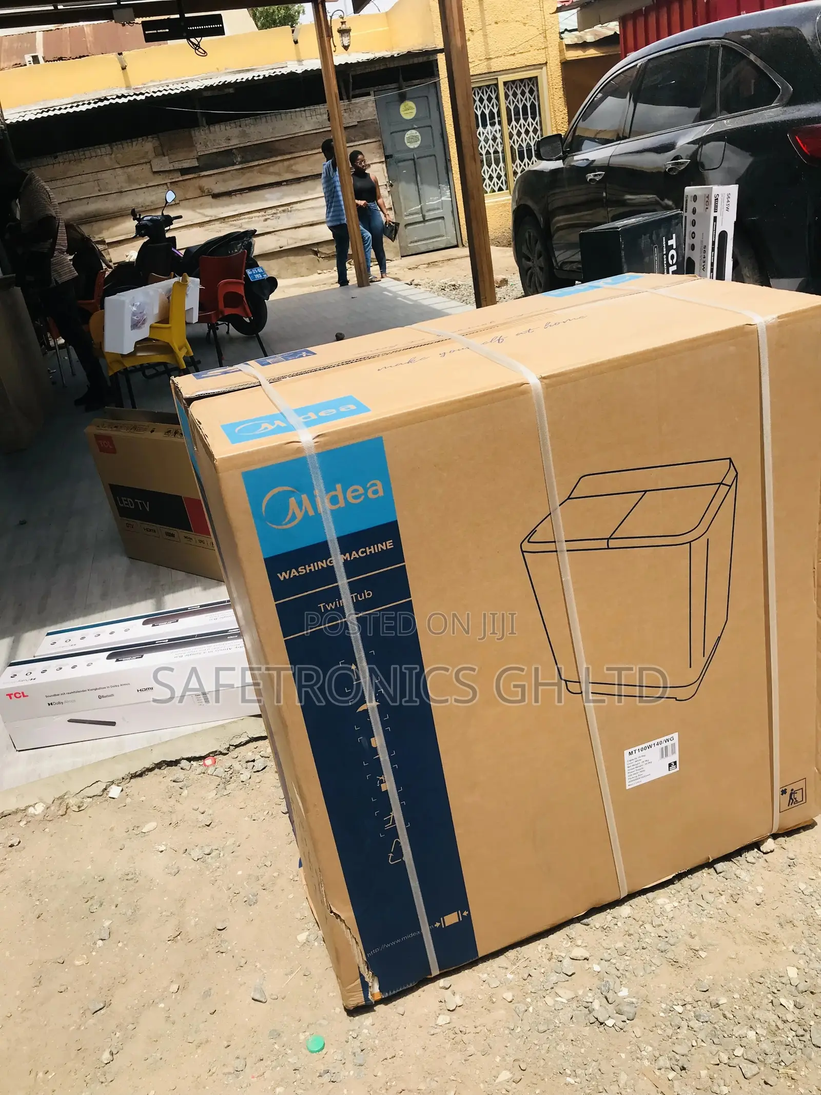 Midea Washingmachine 12kg Essential Topload Semiautomatic 