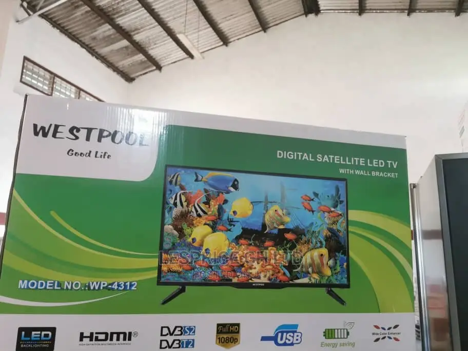 Westpool 43” FHD Digital Satellite TV Full Guarantee
