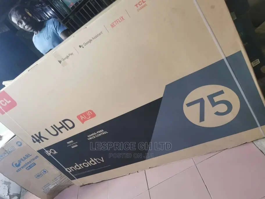 Brand New TCL 75” Android Smart AI TV
