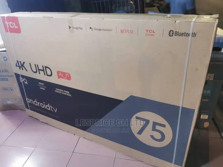 TCL 75” Android Smart UHD/FHD TV
