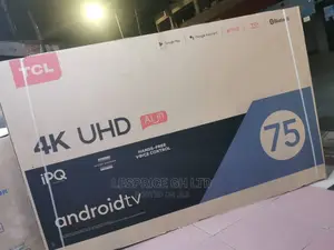 TCL 75” Android Smart AI in Built Games