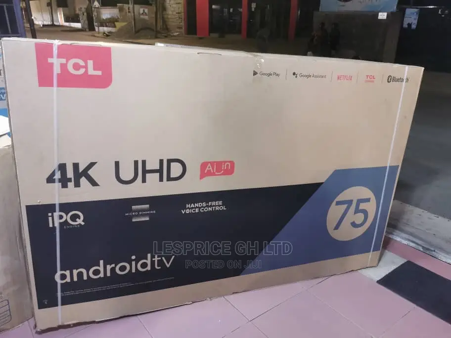 TCL 75” Smart Uhd Ai TV