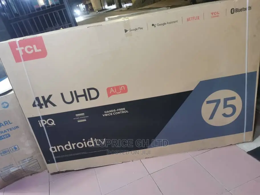 TCL 75” Android Ultra Uhd TV