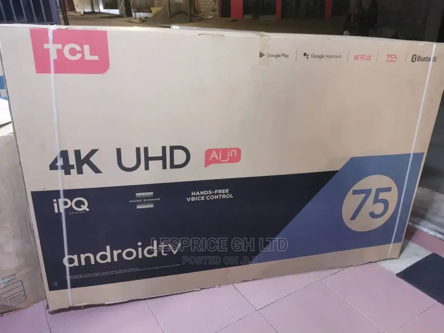 TCL 75” Android Smart AI TV~Excellent