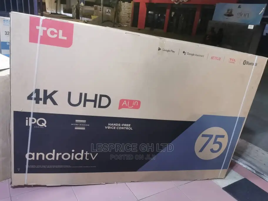 TCL 75” Android 2160p High Resolution Power