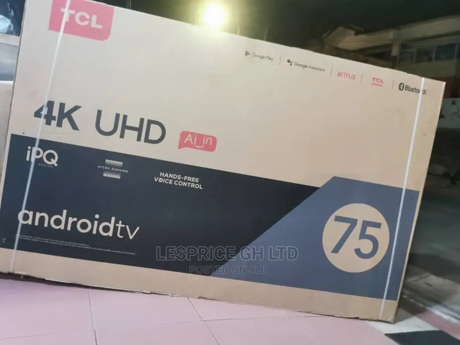 TCL 75” Android UHD Smart TV