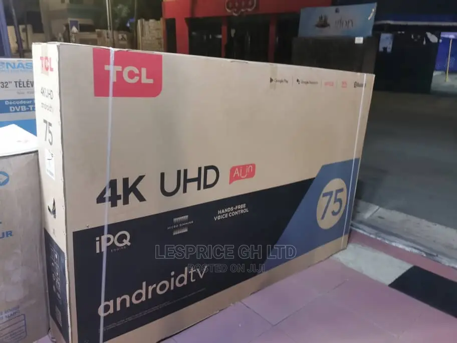 TCL 75” Android Smart TV Quality Sound