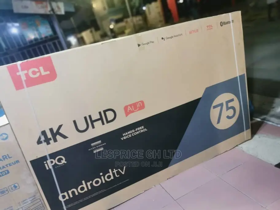 TCL 75” 2160p New Model Android TV