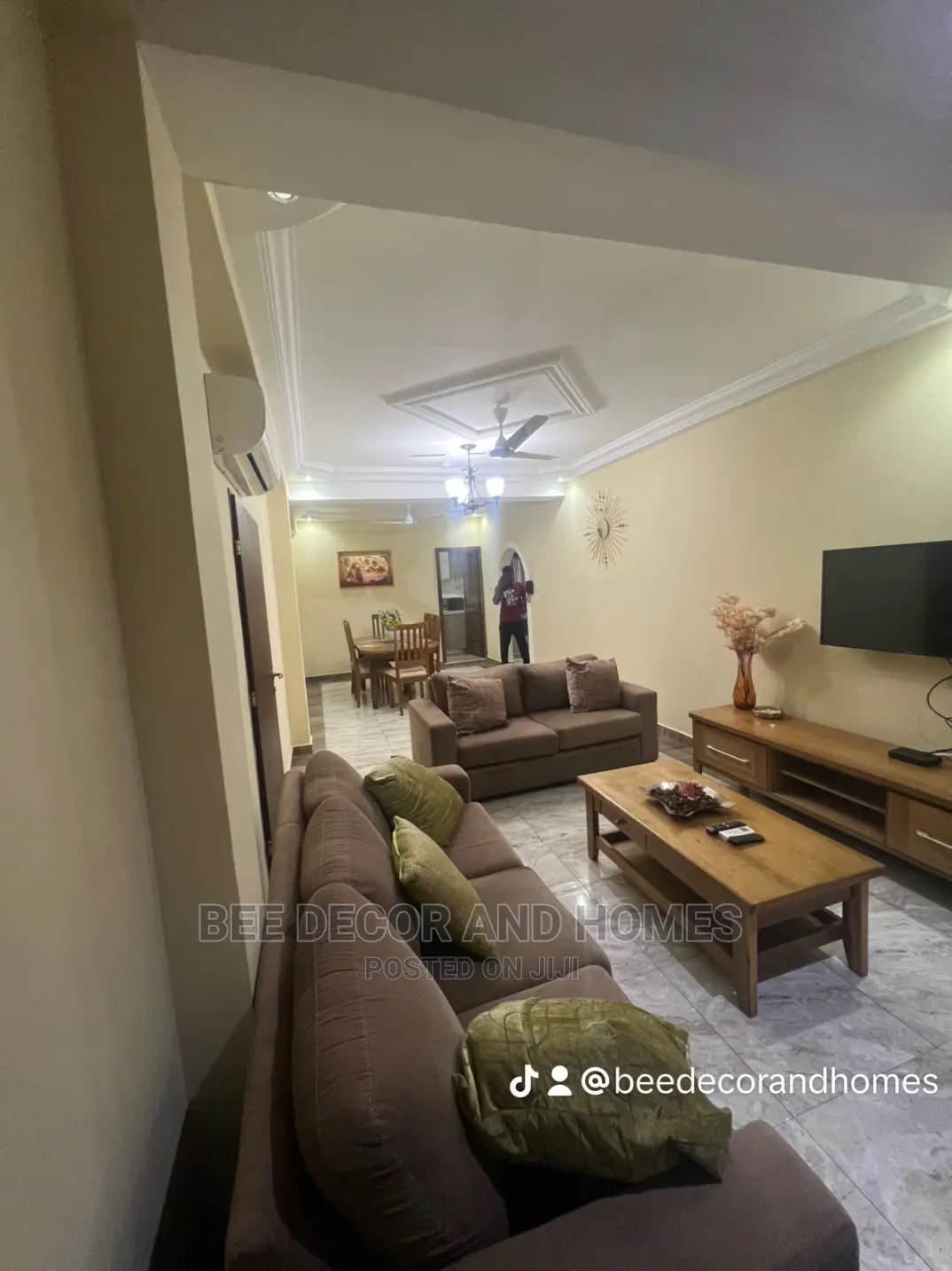 Furnished 2bdrm Apartment in Bee Decor And Homes, North Legon for rent