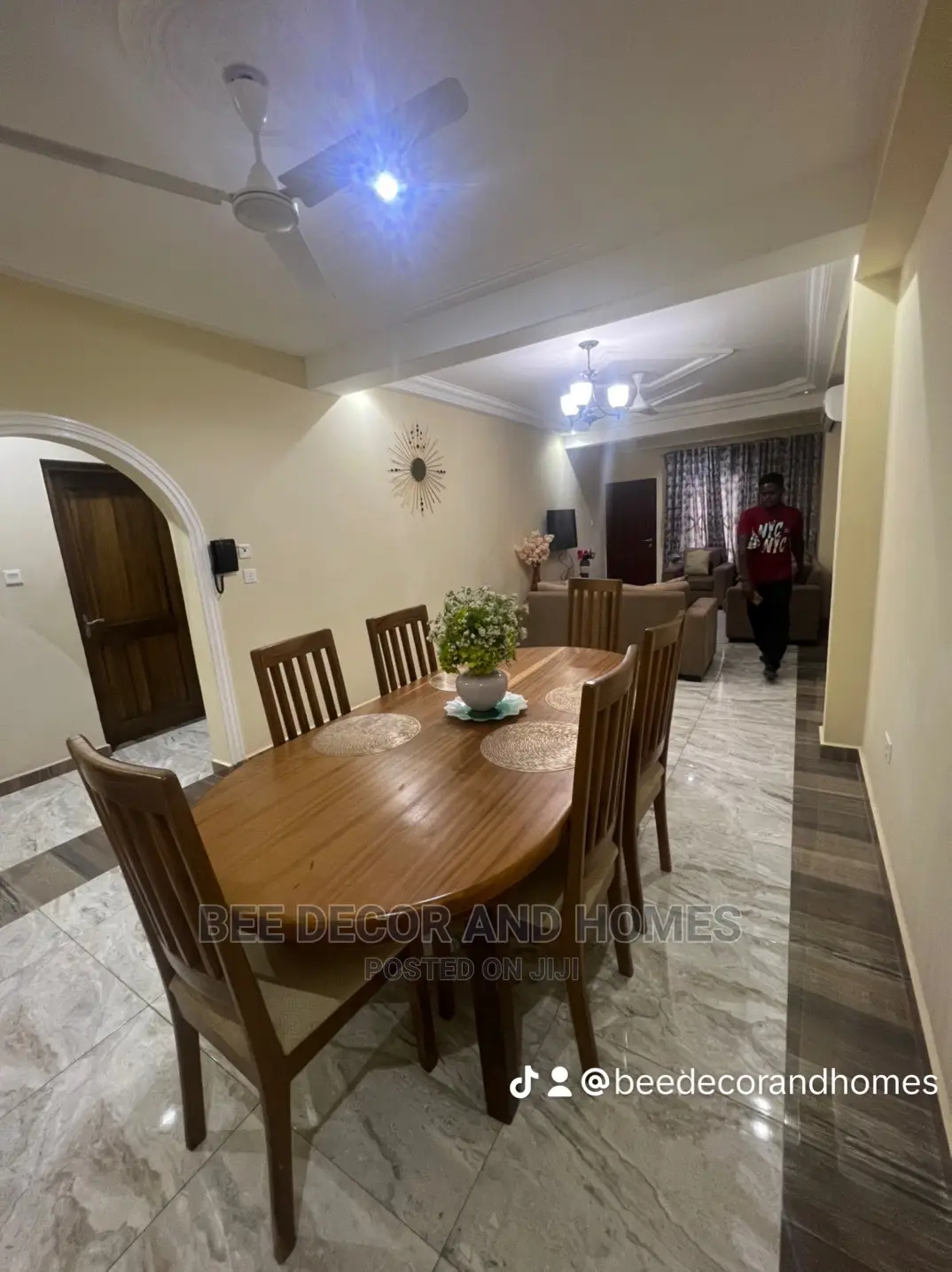 Furnished 2bdrm Apartment in Bee Decor And Homes, North Legon for rent