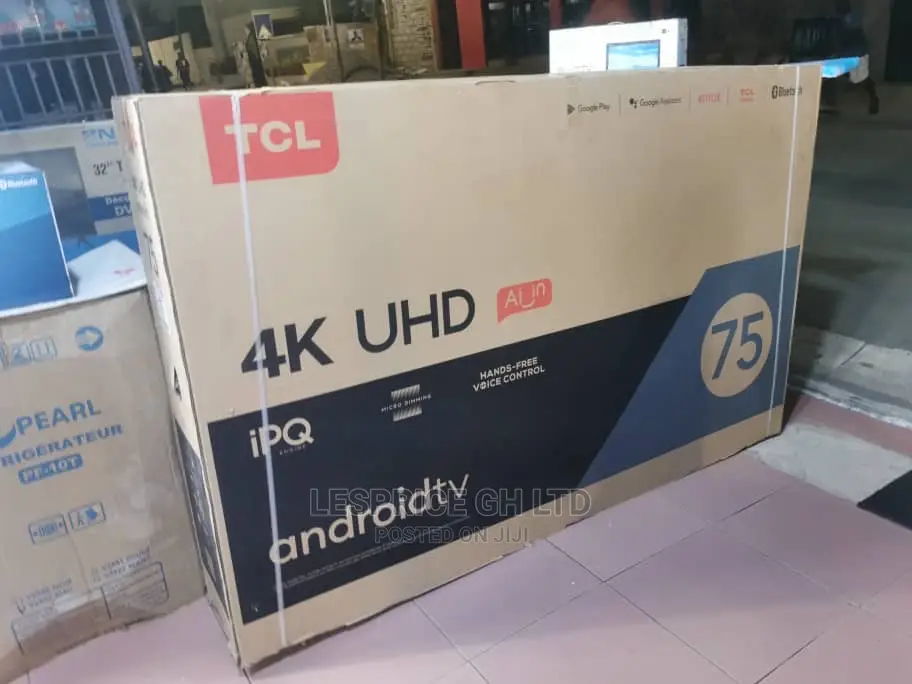 TCL 75” Android Smart Modern Technology