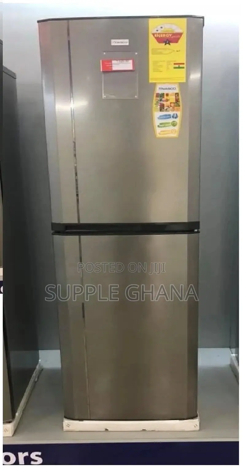 Fridge 300ltrs Stainless Bottom Freeezer Nasco 233 Fridge