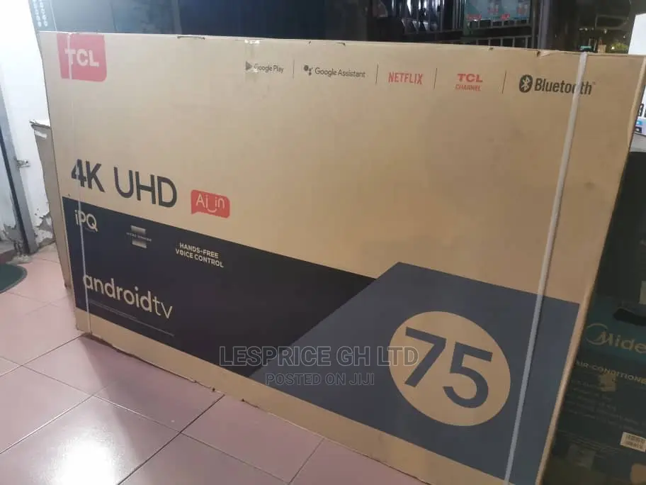 TCL 75” Android Smart UHD Quality TV
