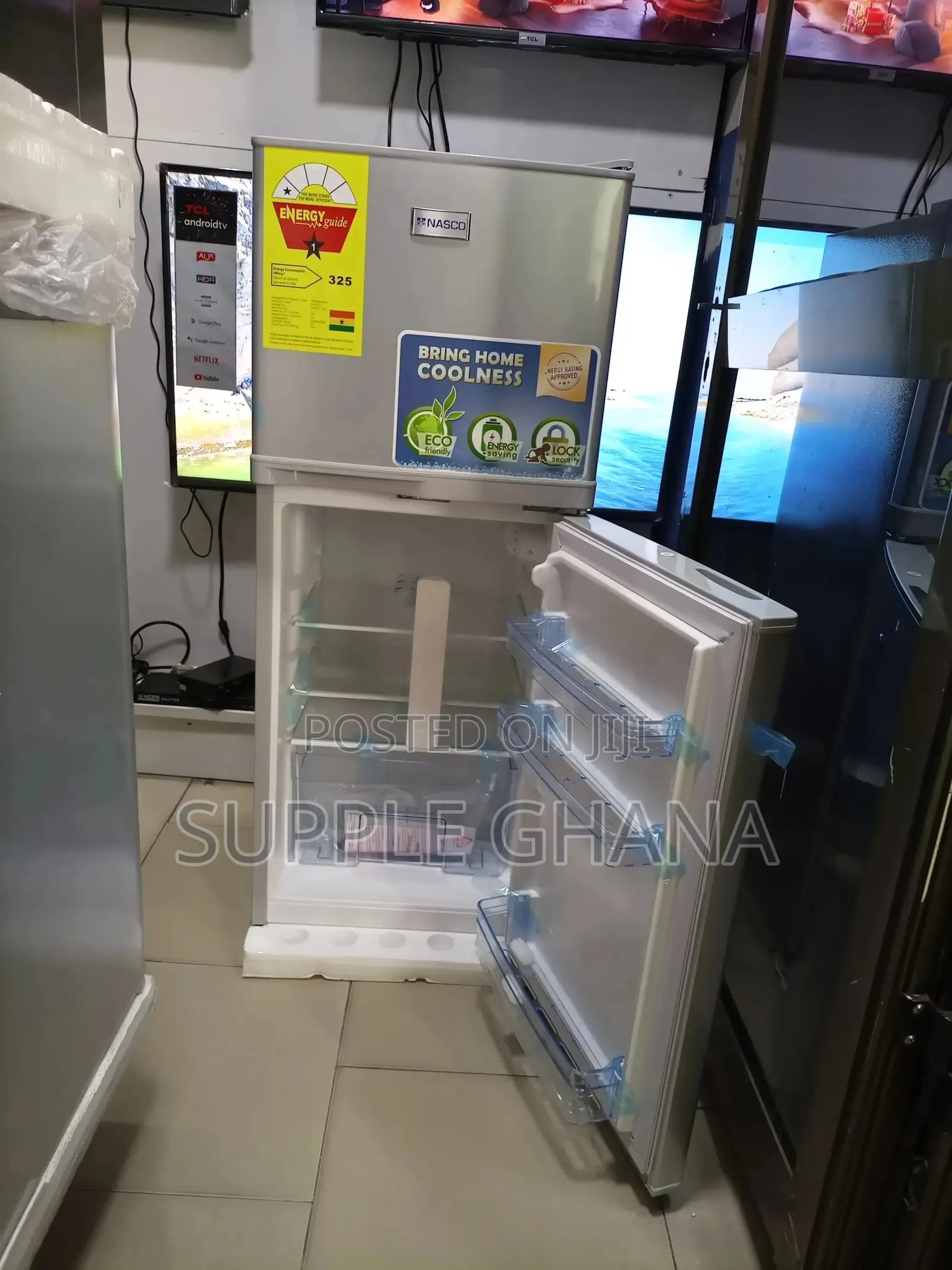 Nasco 2-14dd Fridge / Top Freezer Double Door Fridge