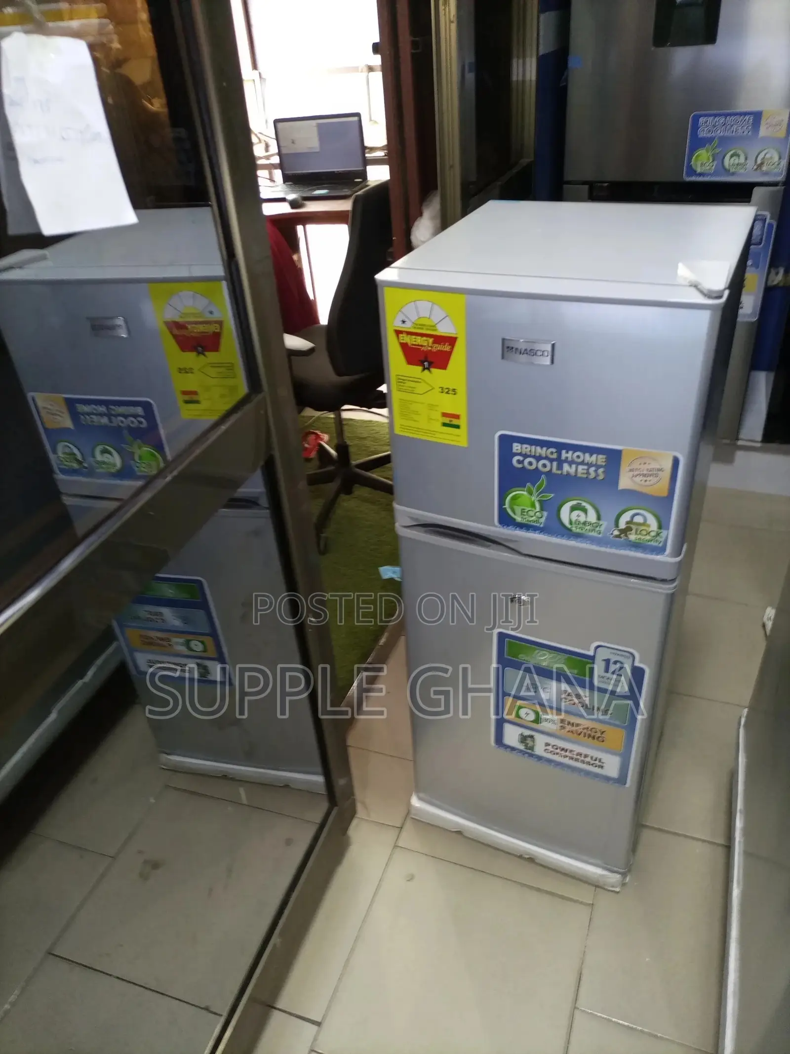 Nasco 2-14dd Fridge / Max Top Freezer Double Door Fridge