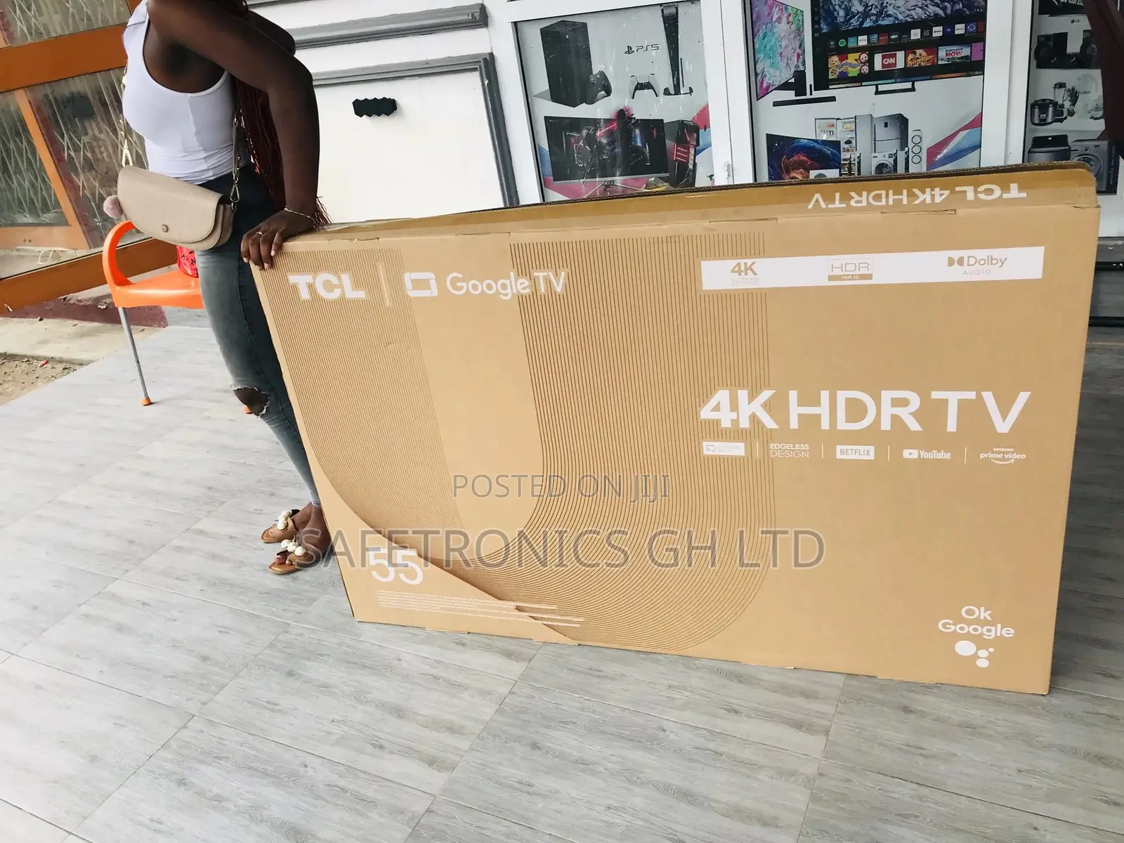 Authentic P735 TCL LED HDR 55 Inches Glosst Tv