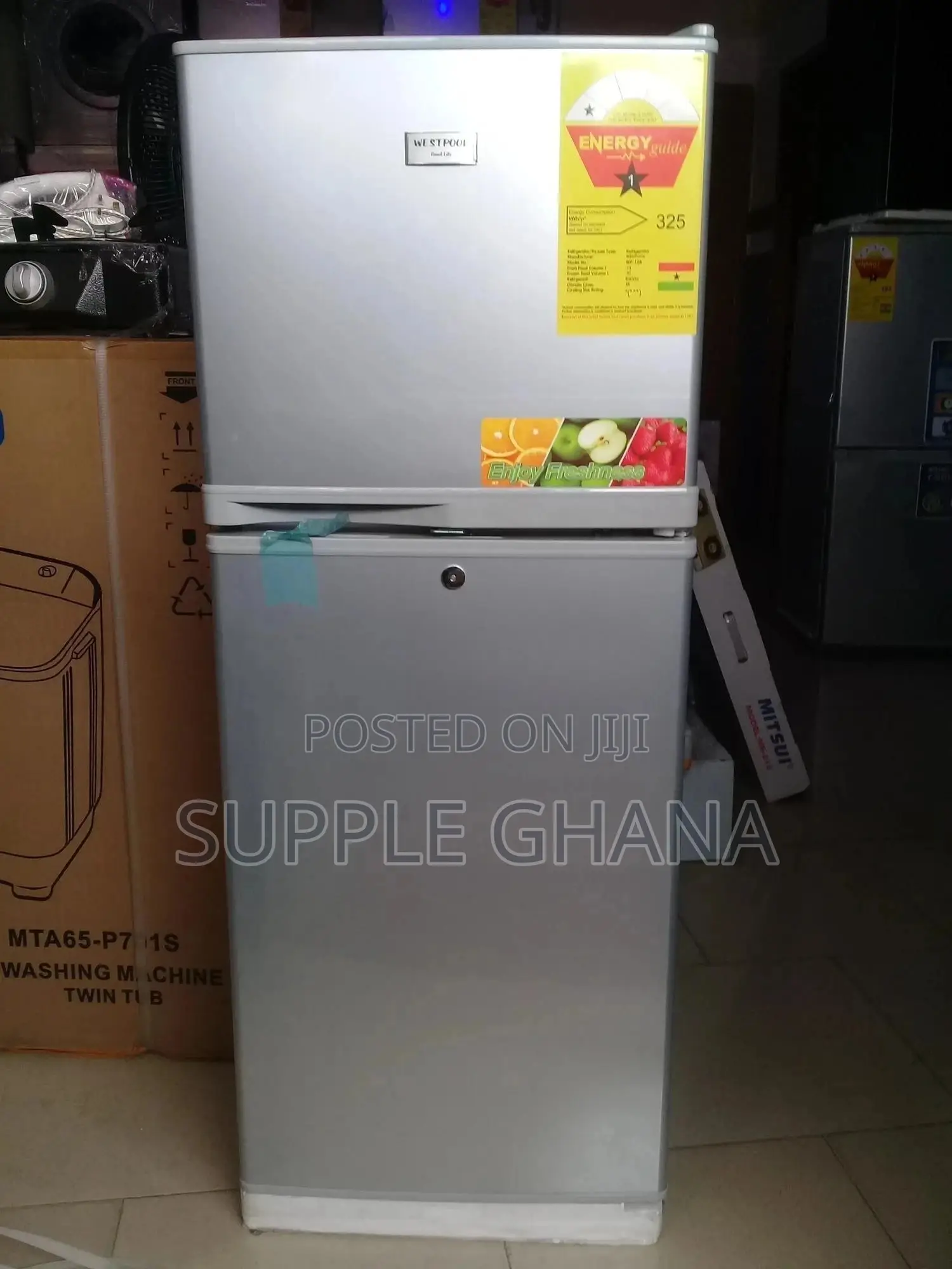 Fridge WESTPOOL 128 WP 2 Door Fridge Top Freezer + Fridge