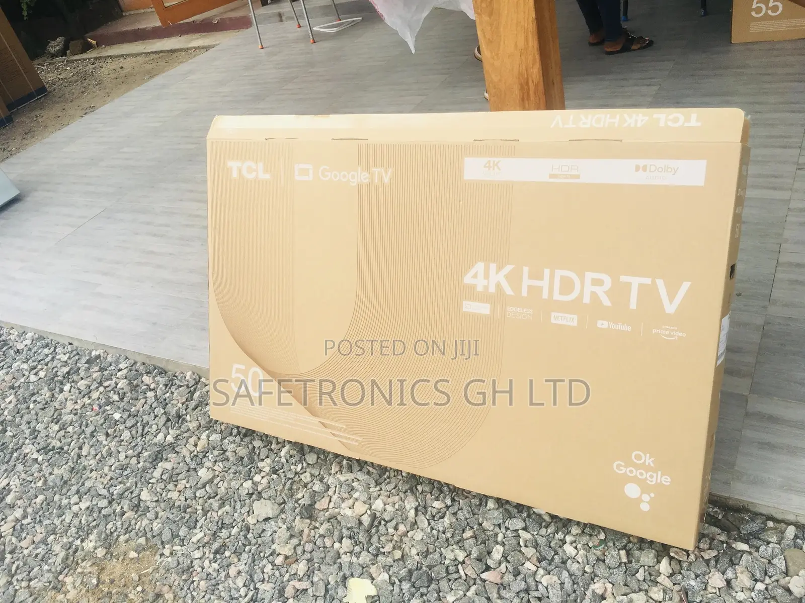 Frameless HDR P635 TCL 50 Inches Glossy LED Tv 