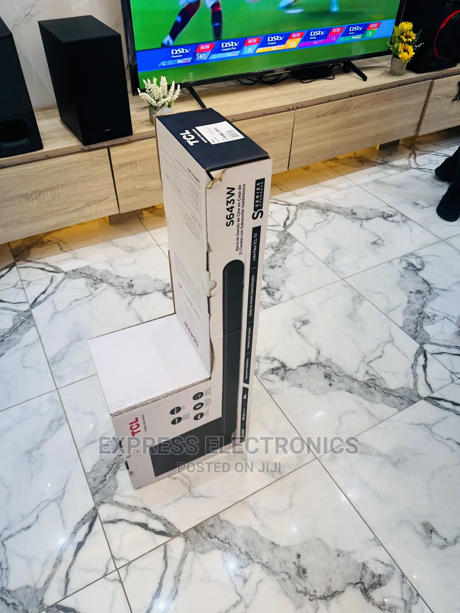 Ultra Slim Soundbar With Woofer TCL S643W