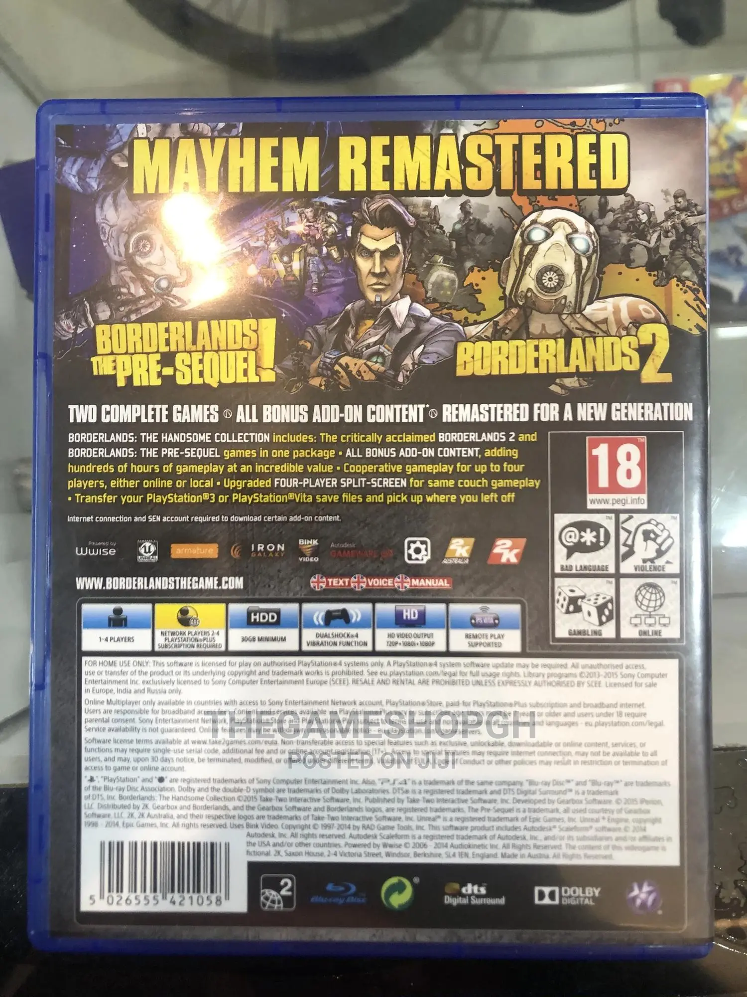 Borderland Ps4