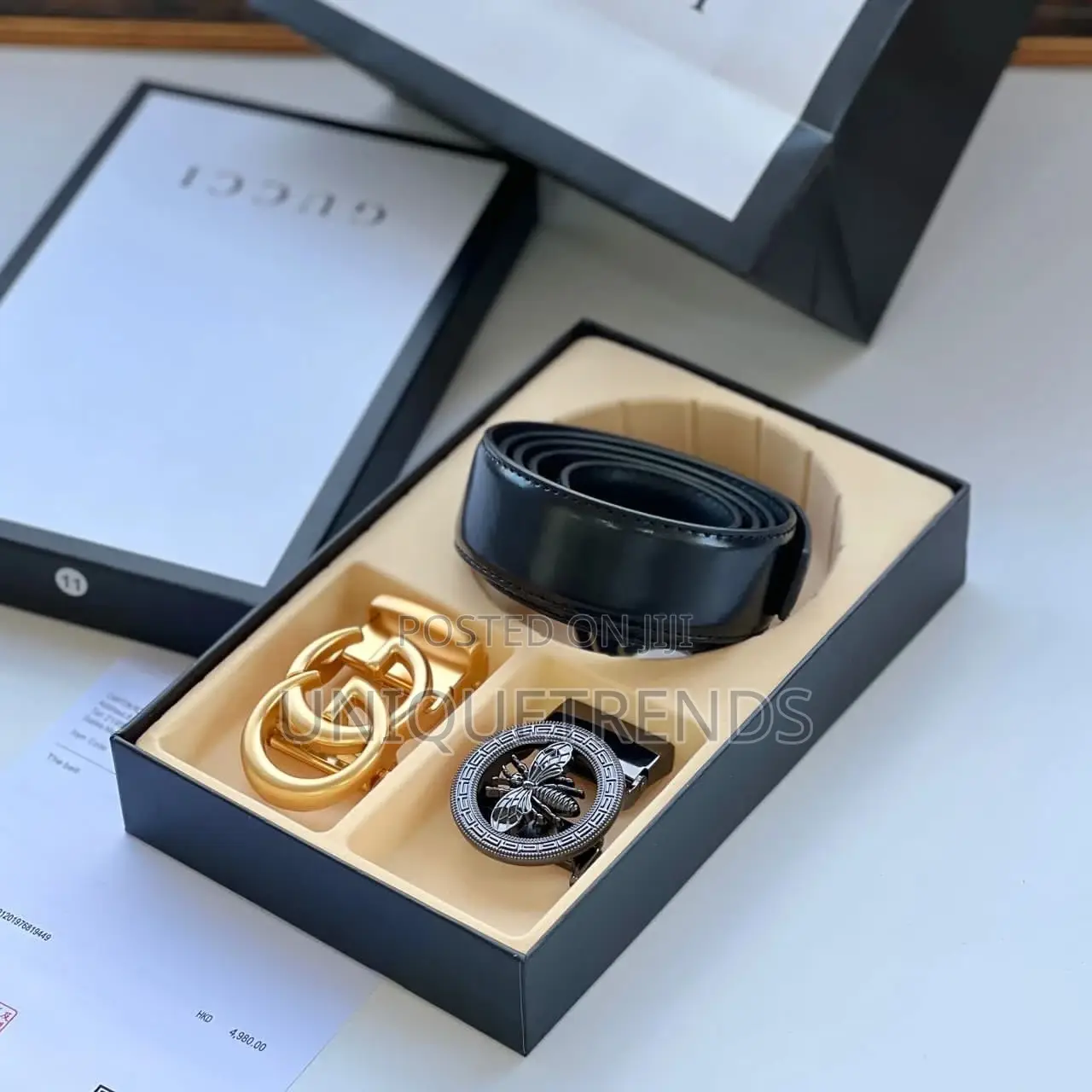 Branded Leather Belts