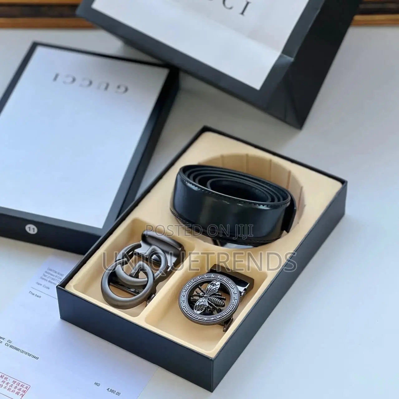 Branded Leather Belts